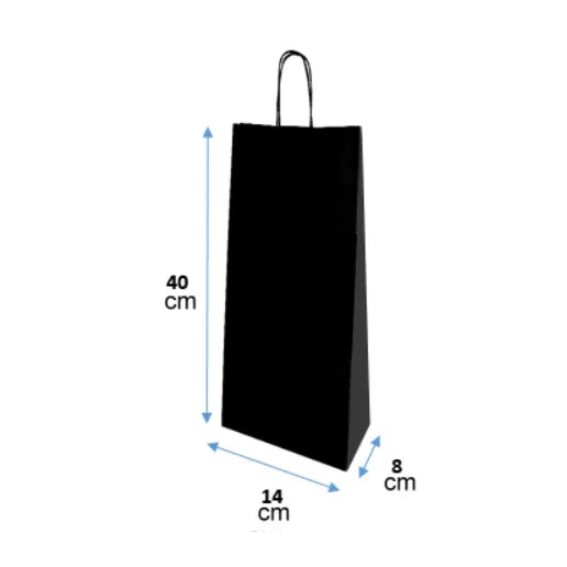 Bolsas de Papel 14x40x8 cm - Seriflux