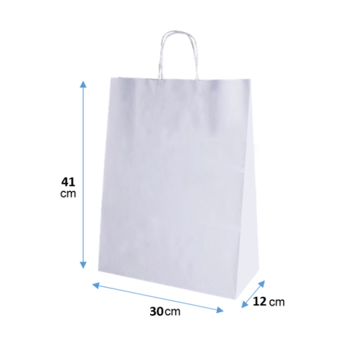 Bolsas de Papel Negro 30x41x12 cm