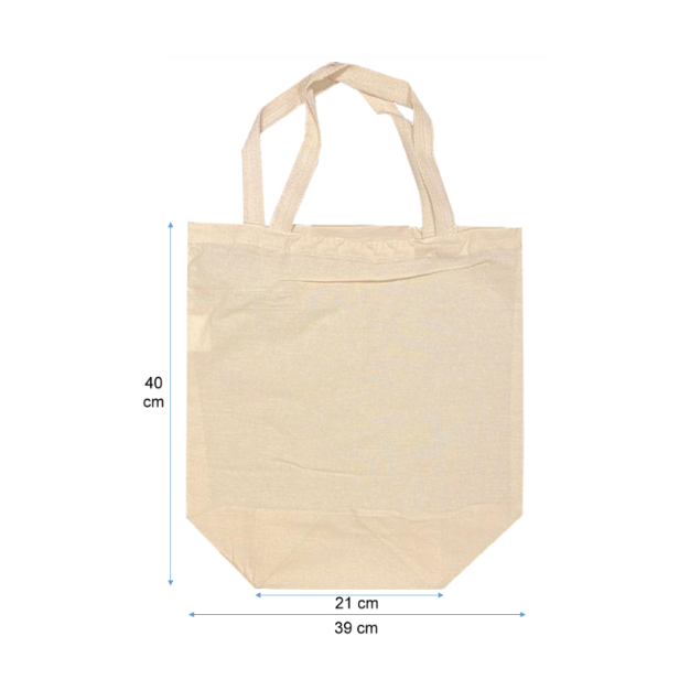 Bolsa de Algodón Reutilizable 39X40 cm