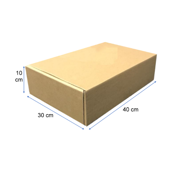 Caja de Cartón Café 40x30x10