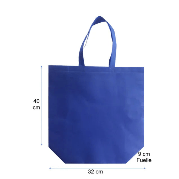 Bolsa TNT (Tela No Tejida) 32x40x9 cm - Alta Resistencia - Seriflux