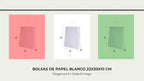 Bolsas de Papel Blanco 22x30x10 cm by@Outfy