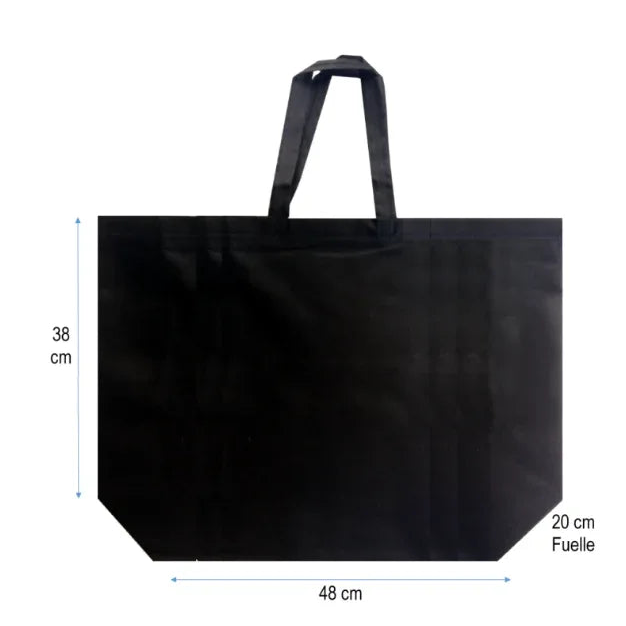 Bolsa TNT (Tela No Tejida) 48x38x20 cm - Alta Resistencia - Seriflux